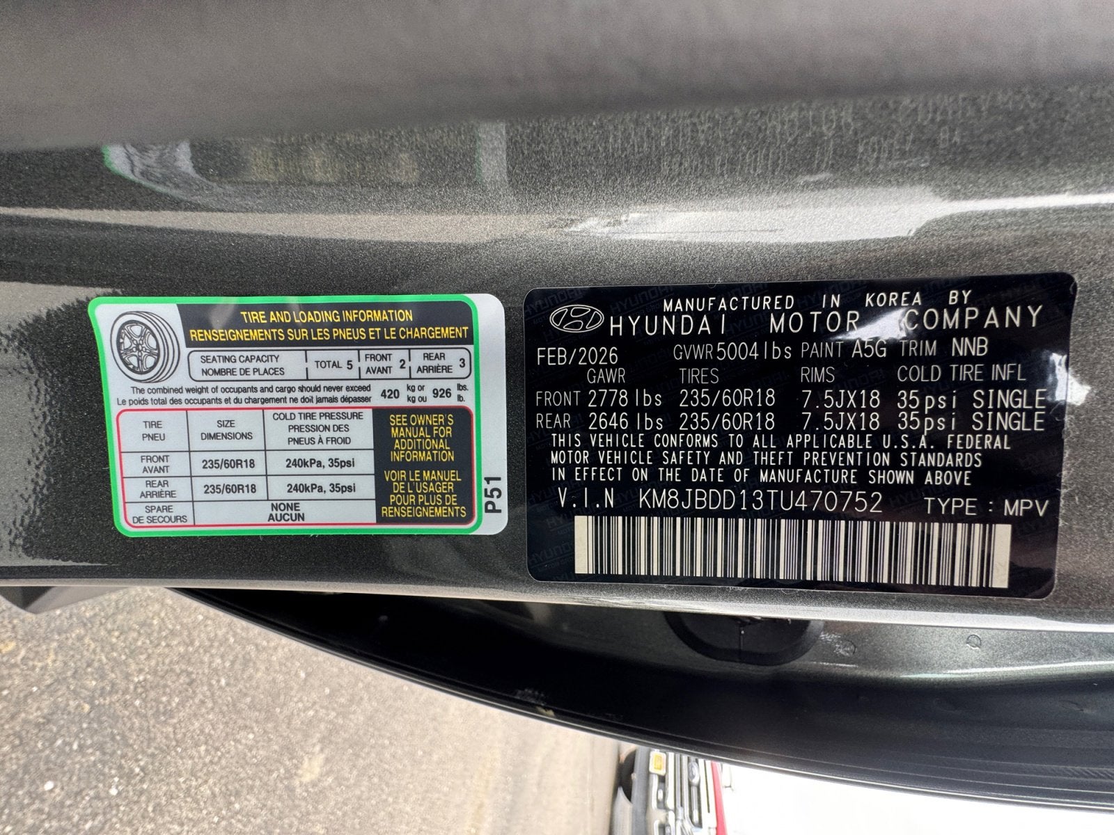 2026 Hyundai TUCSON HYBRID SEL AWD