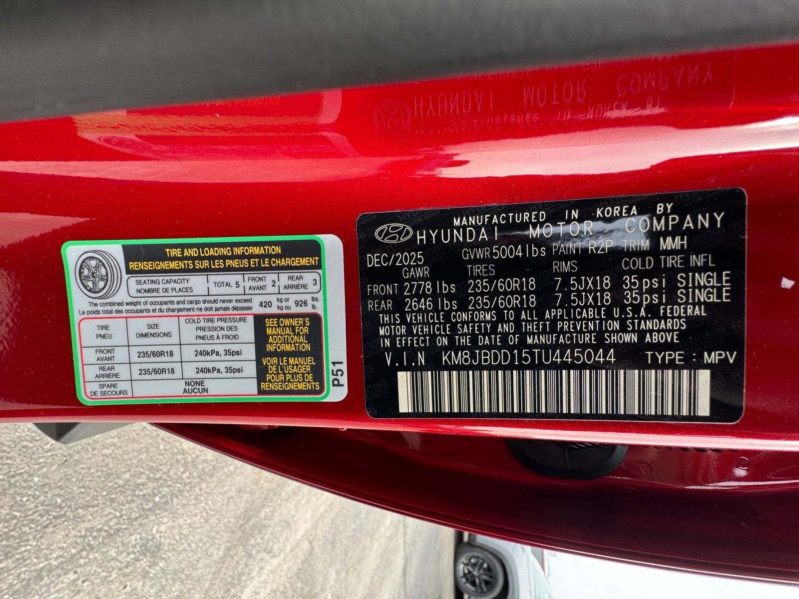 2026 Hyundai TUCSON HYBRID SEL AWD