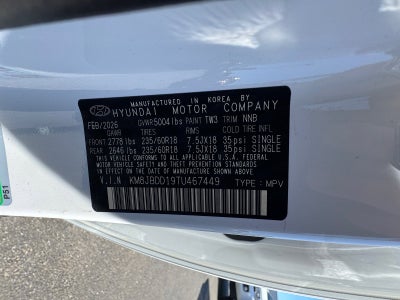 2026 Hyundai TUCSON HYBRID SEL AWD