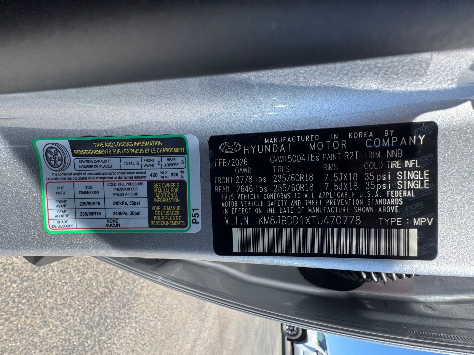 2026 Hyundai TUCSON HYBRID SEL AWD