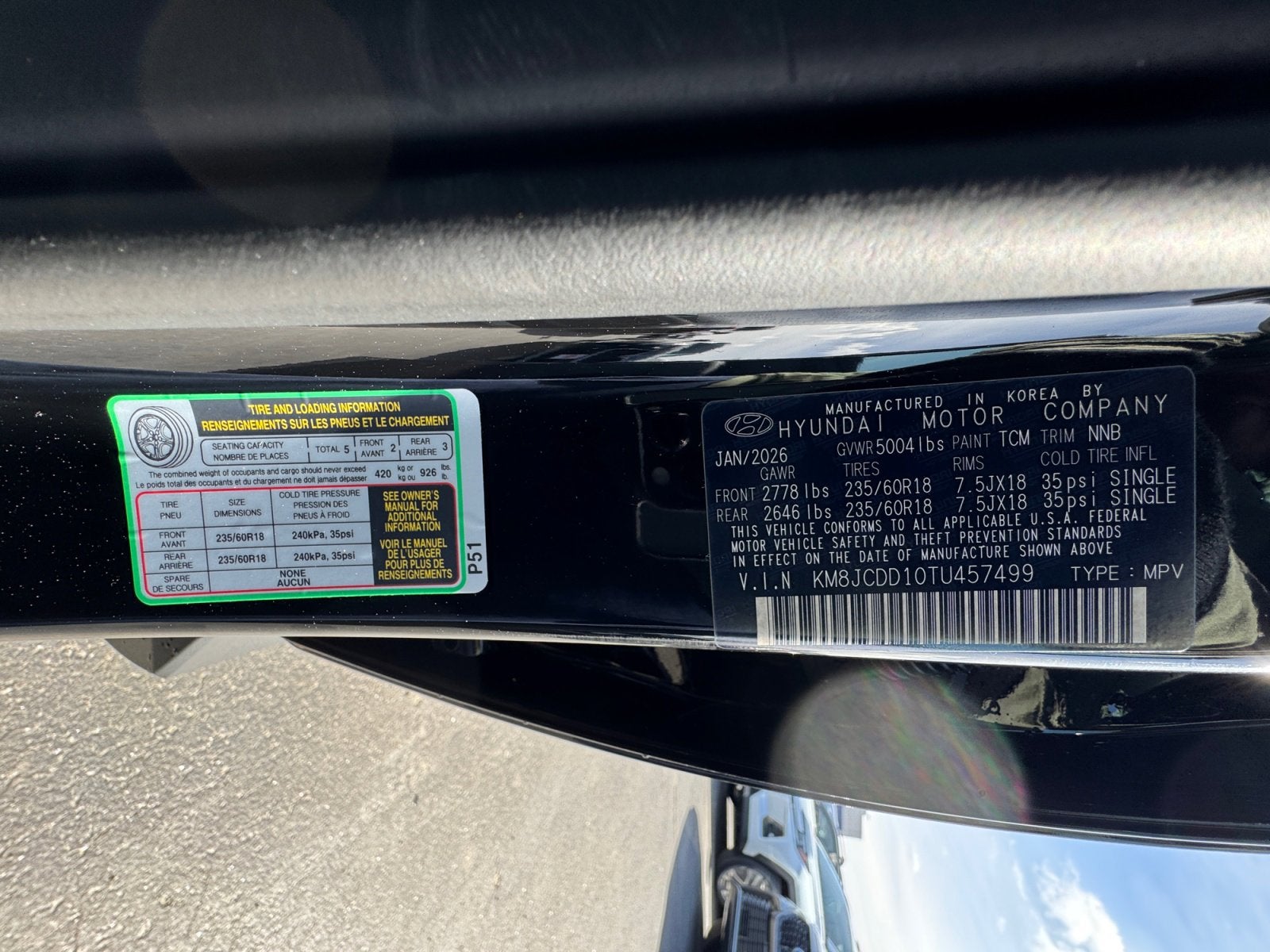 2026 Hyundai TUCSON HYBRID SEL Convenience