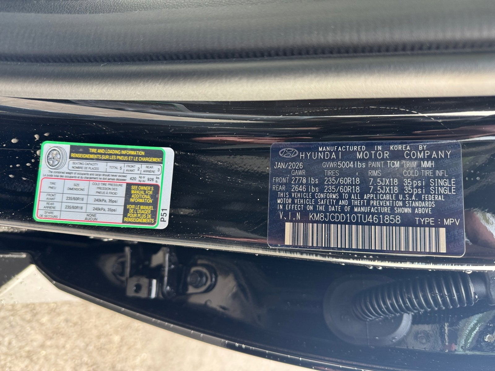 2026 Hyundai TUCSON HYBRID SEL Convenience