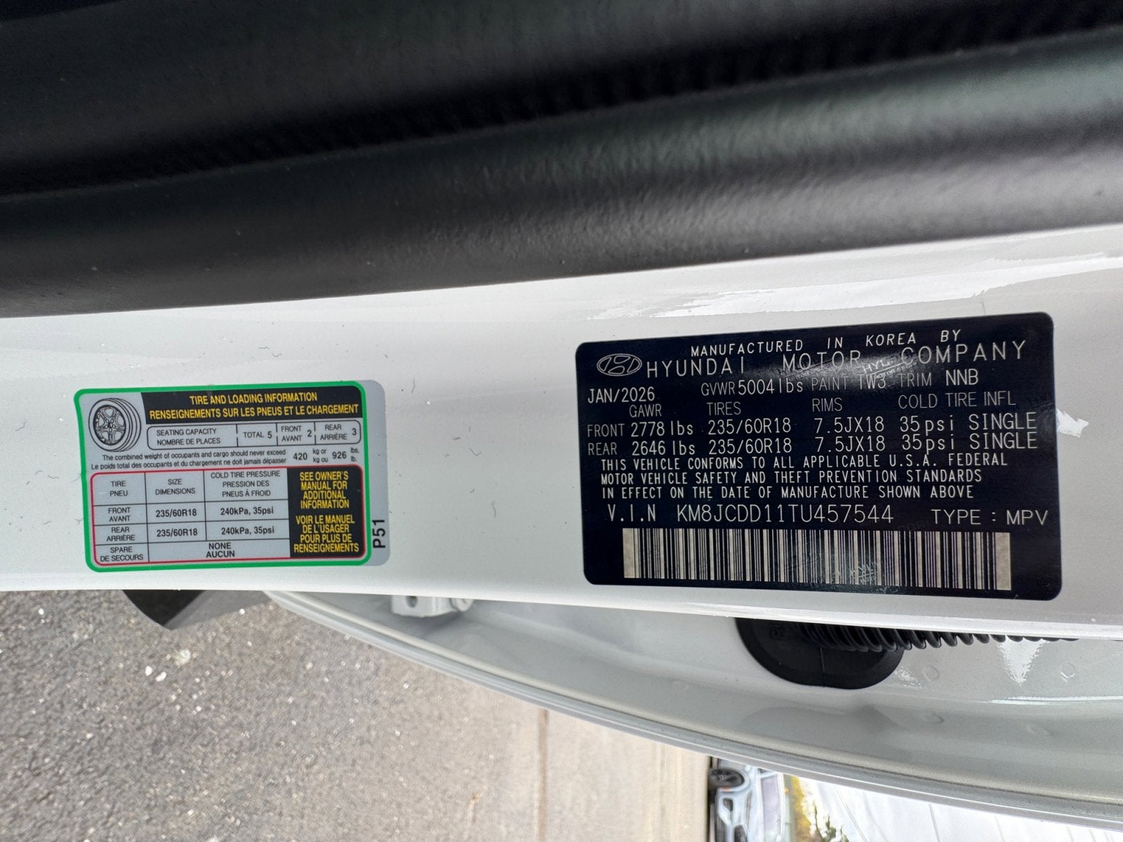 2026 Hyundai TUCSON HYBRID SEL Convenience