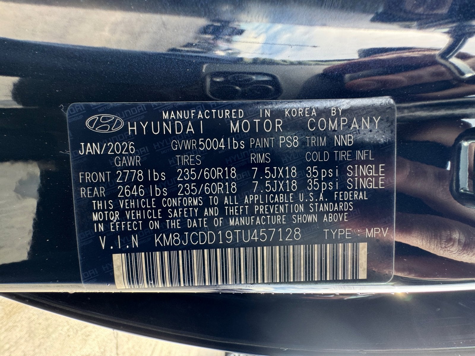 2026 Hyundai TUCSON HYBRID SEL Convenience