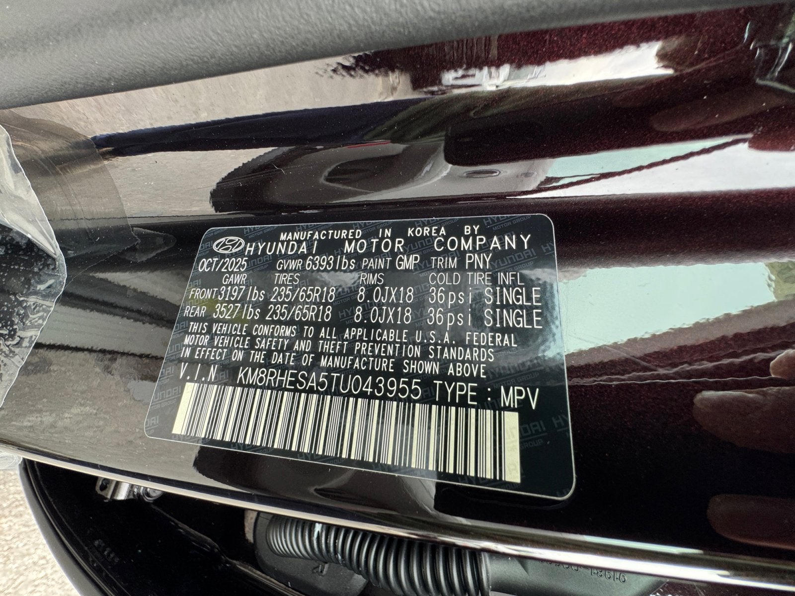 2026 Hyundai PALISADE HYBRID SEL Premium 7P