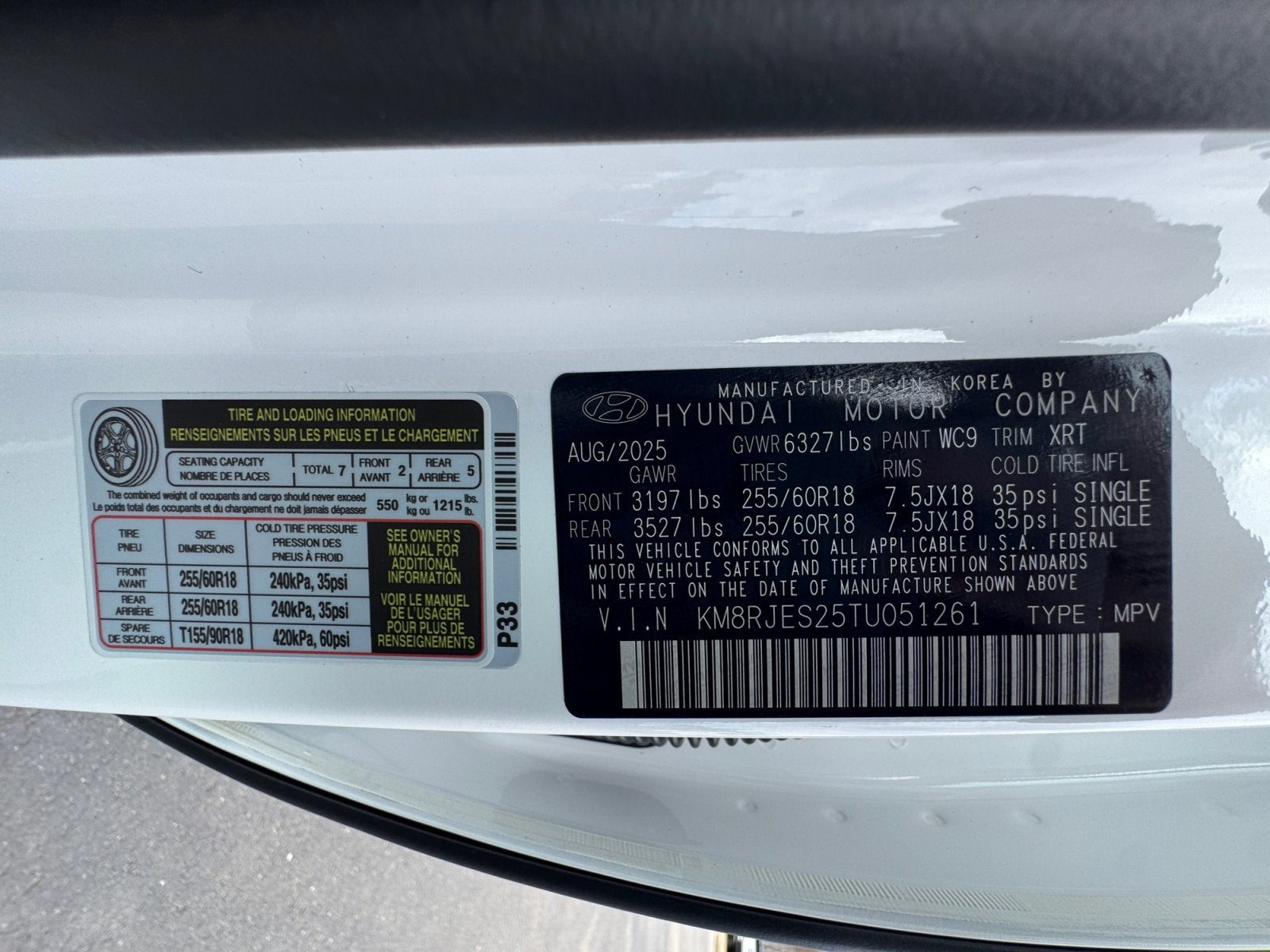 2026 Hyundai PALISADE XRT Pro