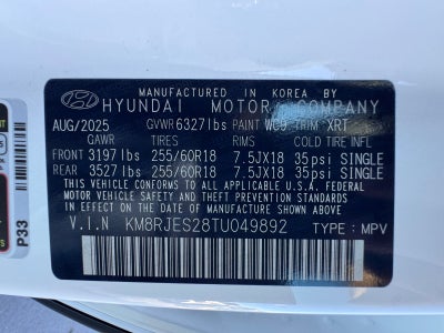 2026 Hyundai PALISADE XRT Pro
