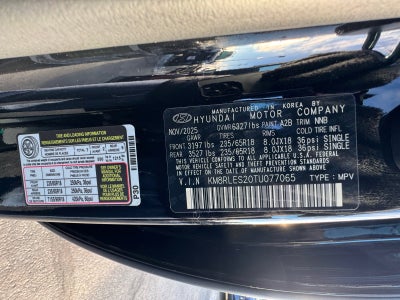 2026 Hyundai PALISADE SEL AWD