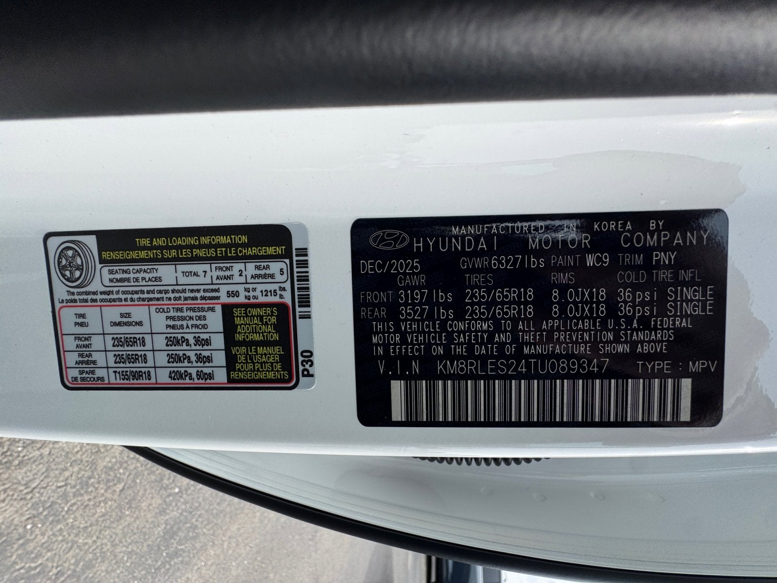 2026 Hyundai PALISADE SEL AWD