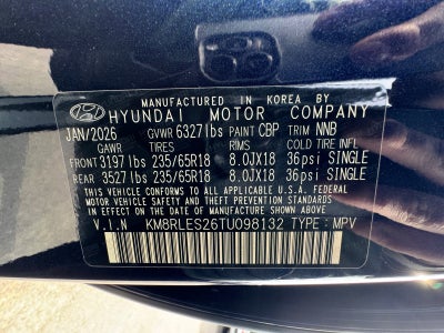 2026 Hyundai PALISADE SEL AWD