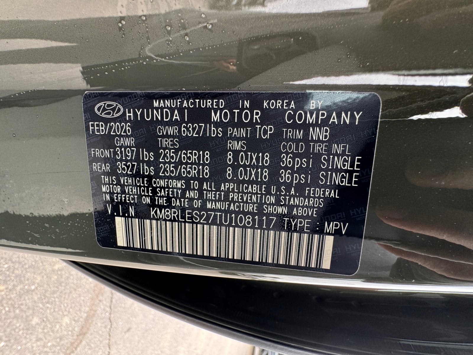 2026 Hyundai PALISADE SEL AWD