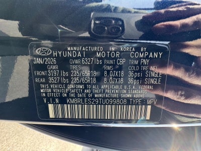 2026 Hyundai PALISADE SEL AWD