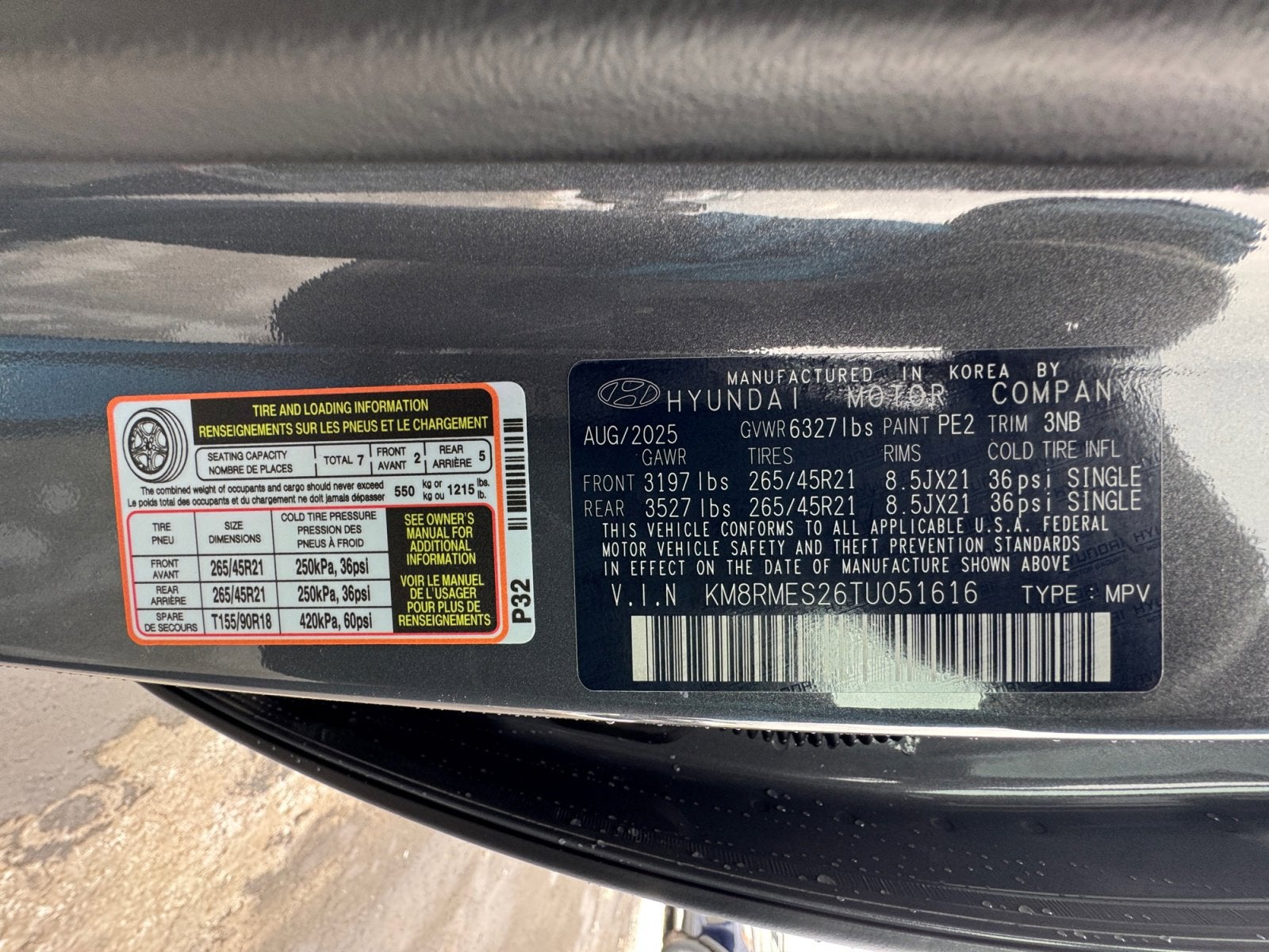 2026 Hyundai PALISADE Calligraphy AWD