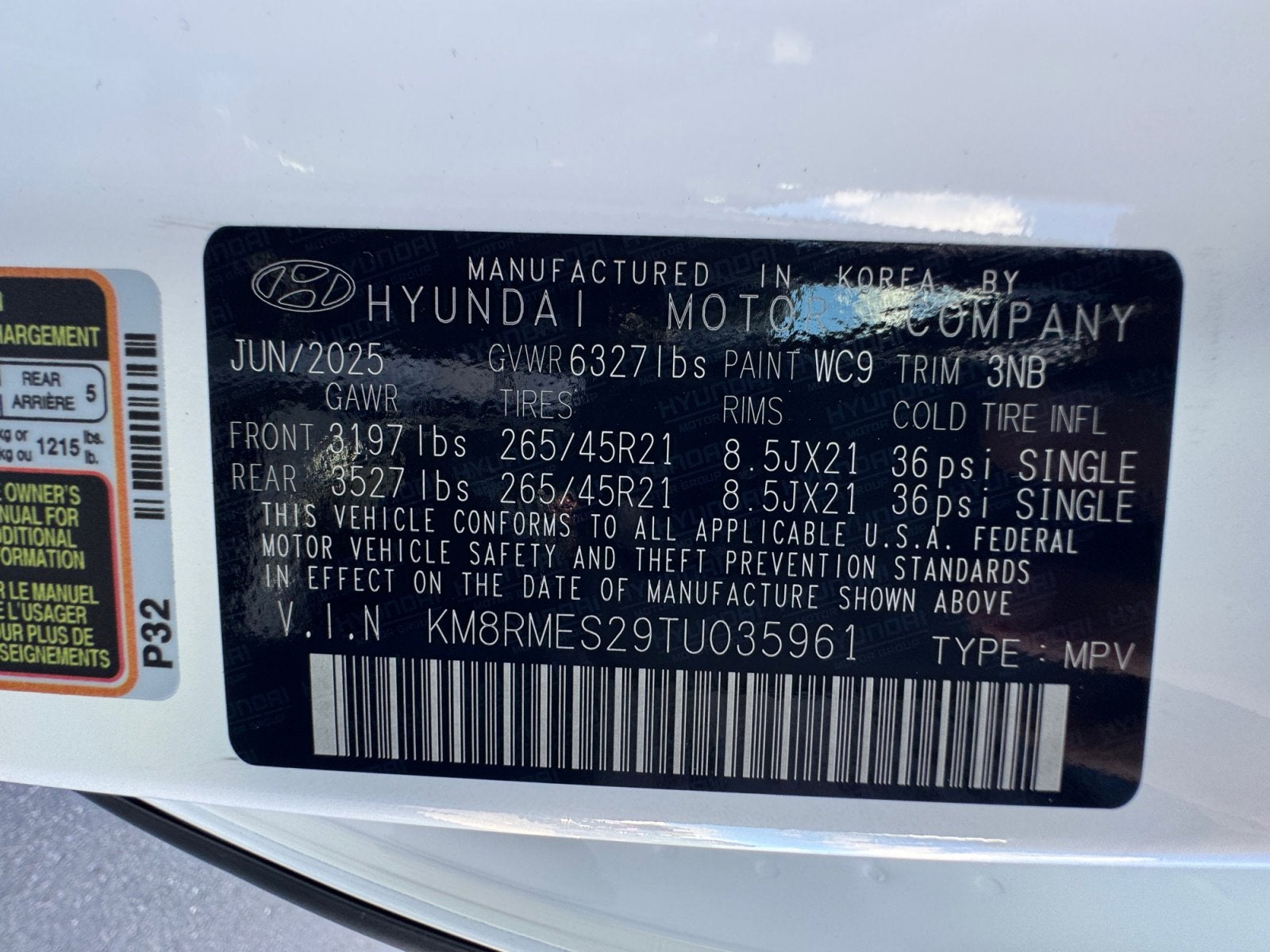 2026 Hyundai PALISADE Calligraphy AWD