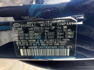 2026 Hyundai PALISADE HYBRID Calligraphy