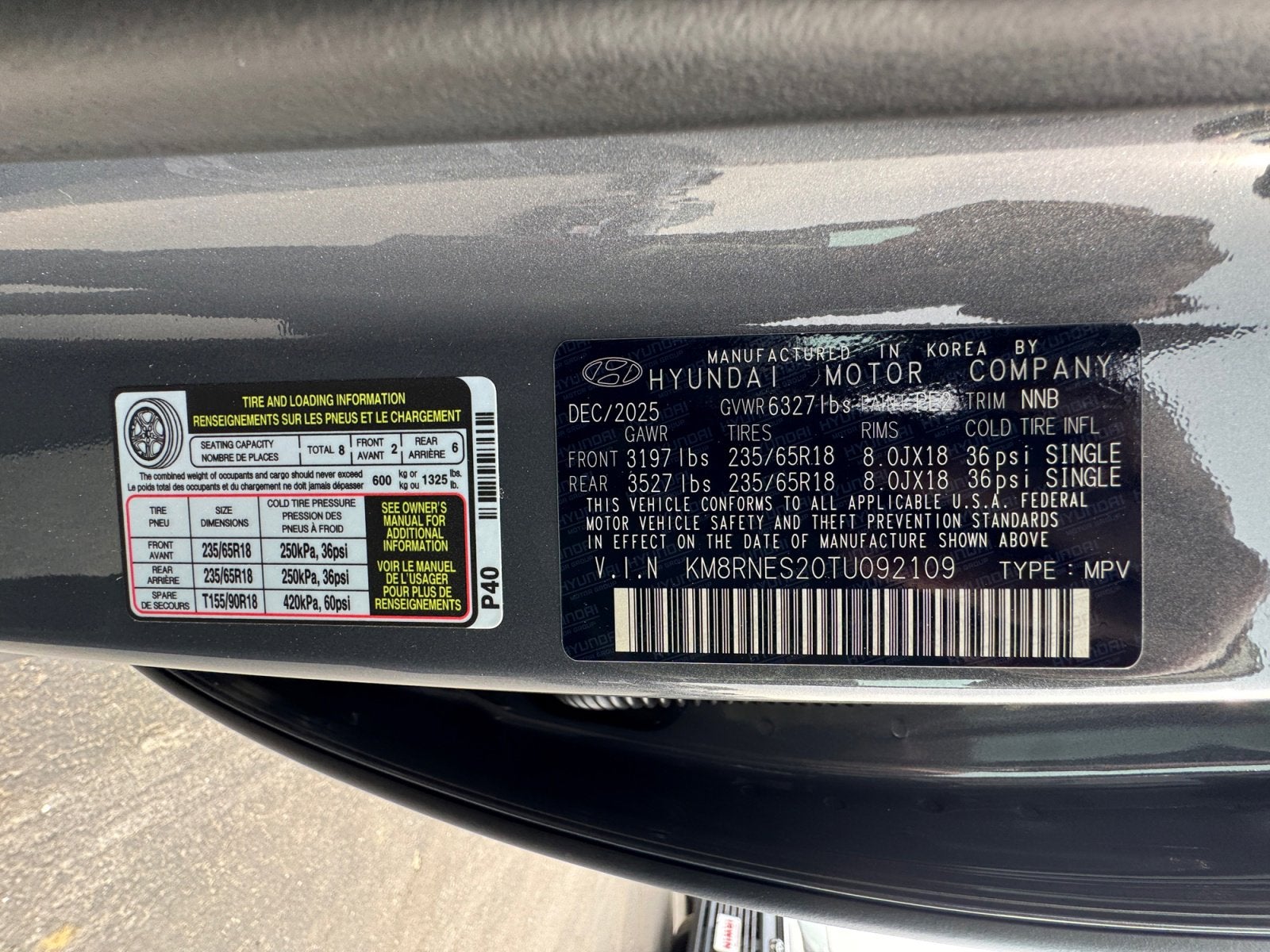 2026 Hyundai PALISADE SEL Premium AWD