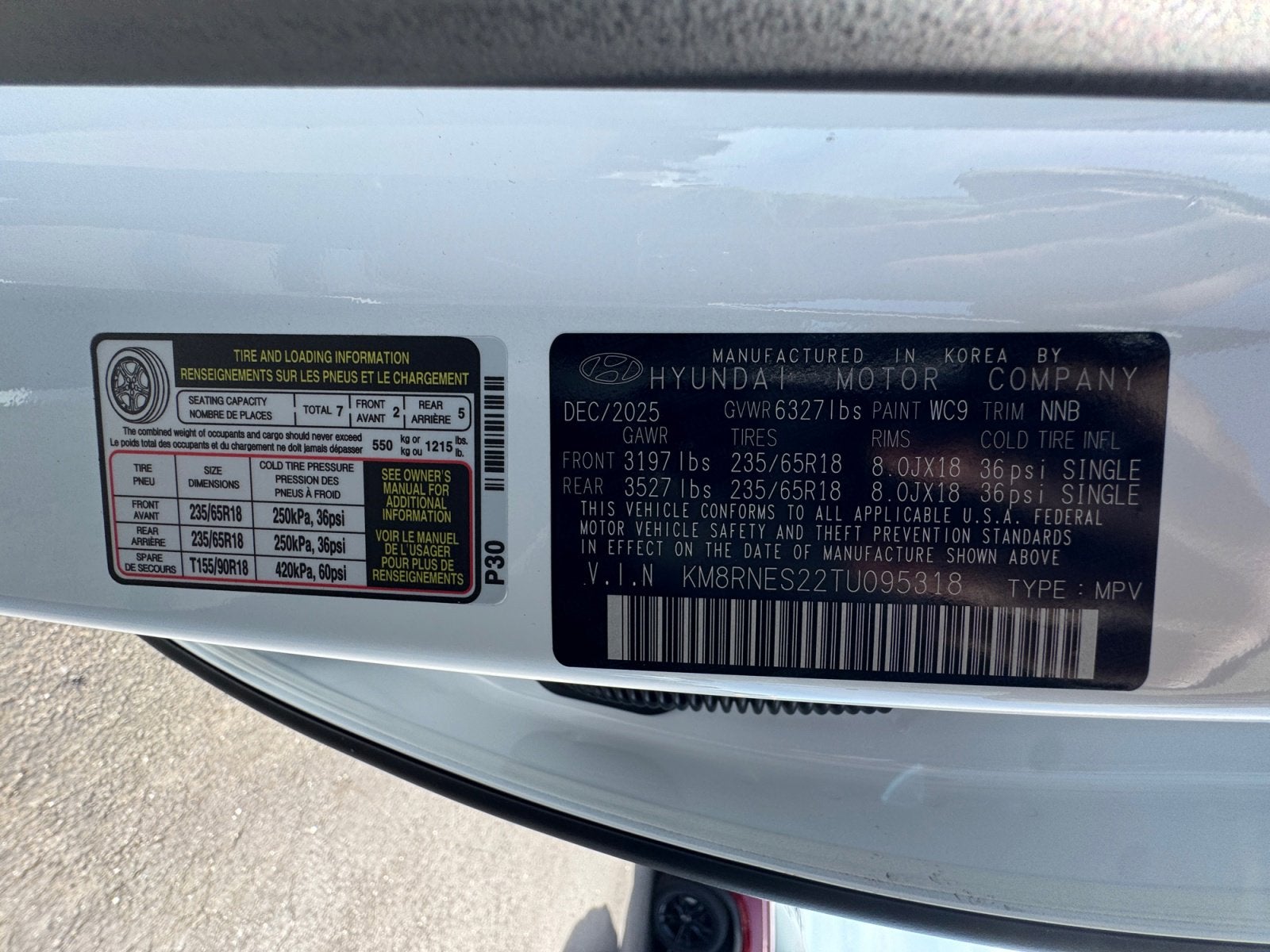 2026 Hyundai PALISADE SEL Premium AWD