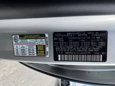 2026 Hyundai PALISADE SEL Premium AWD