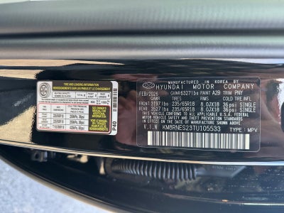 2026 Hyundai PALISADE SEL Premium AWD