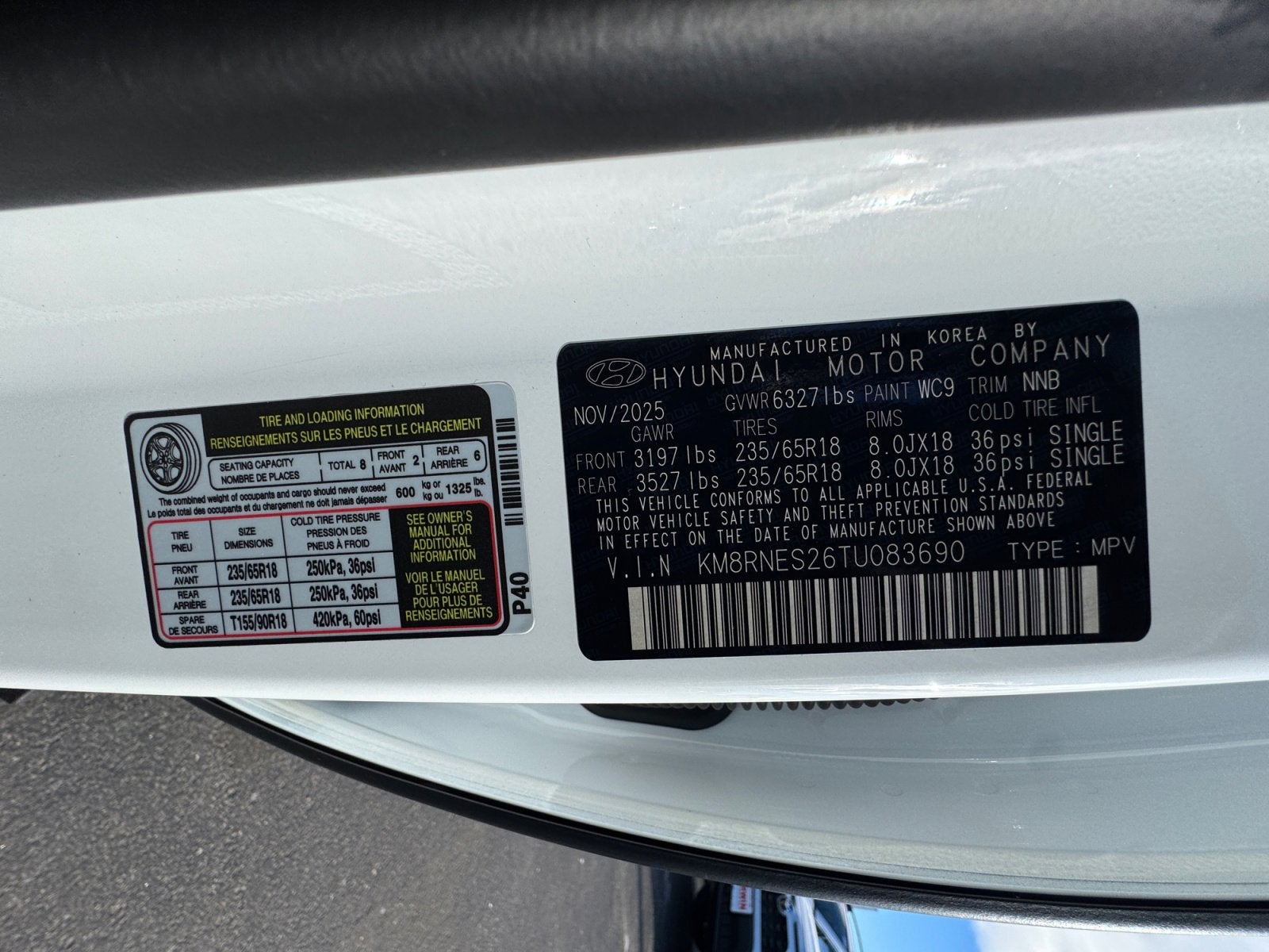 2026 Hyundai PALISADE SEL Premium AWD