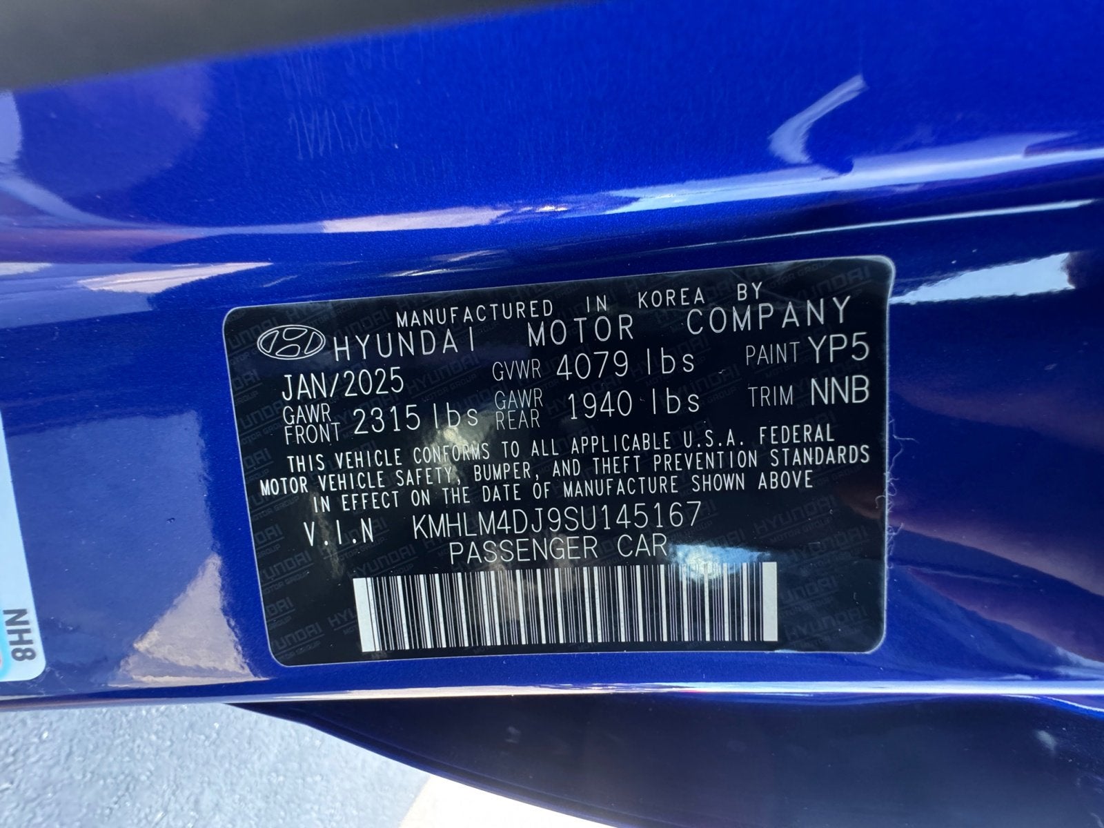 2025 Hyundai ELANTRA HYBRID SEL Sport