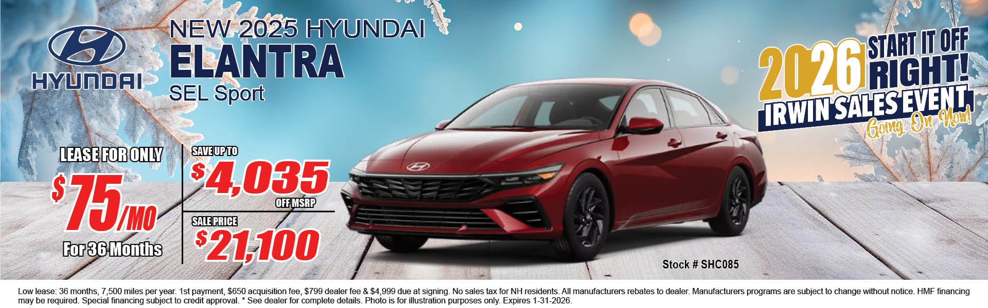 Hyundai specials