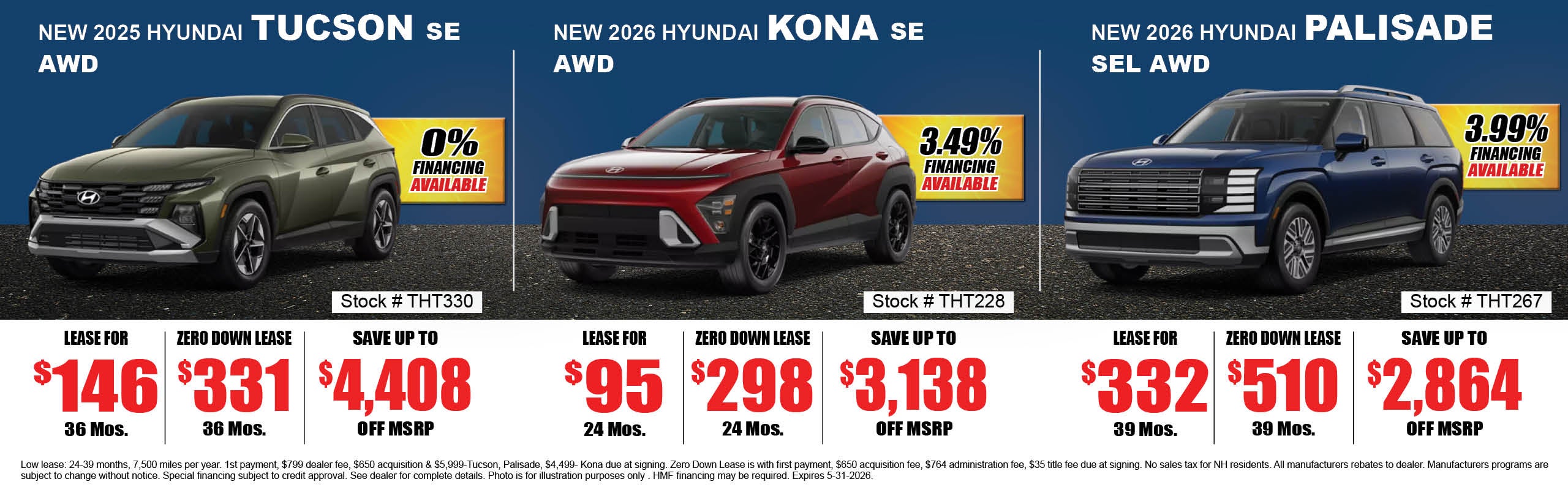 Hyundai specials